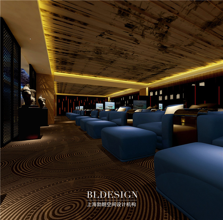 水浴海天洗浴中心設(shè)計(jì)方案-休息大廳效果圖