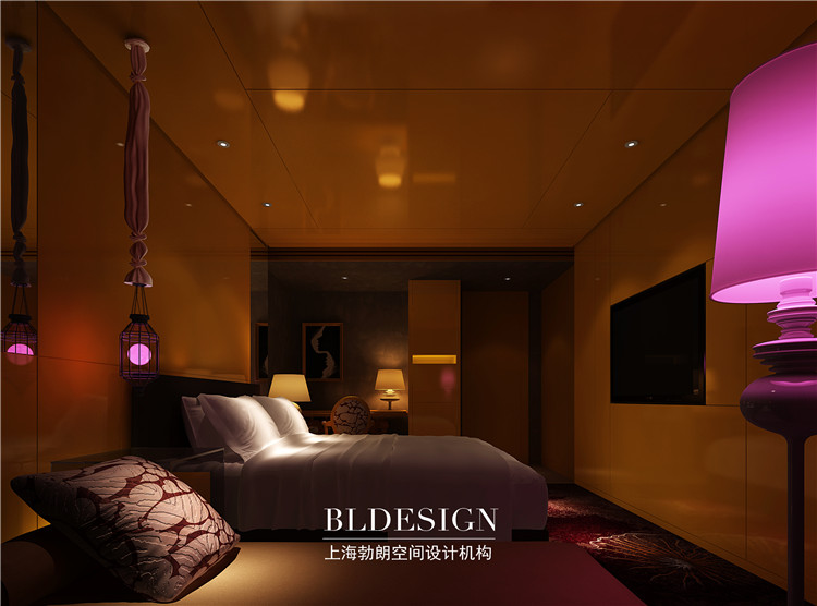 萊茵河情侶主題酒店設計效果圖-時尚主題客房