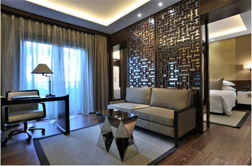 豪華的酒店客房空間 豪華的酒店客房空間