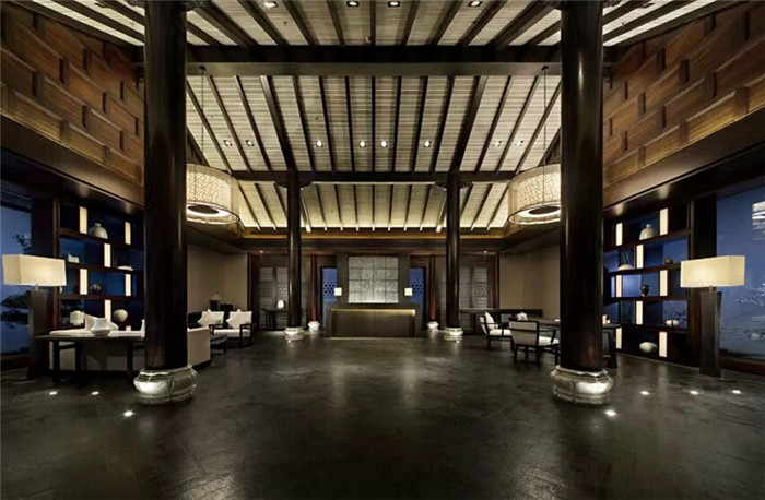 寬敞的酒店大廳