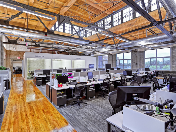 開放式的辦公空間設計