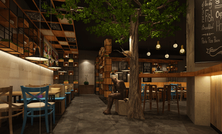 西安年代公社豆花莊主題餐廳設(shè)計(jì)效果圖 西安年代公社豆花莊主題餐廳設(shè)計(jì)效果圖