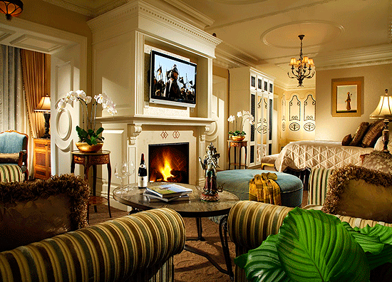 高檔舒適的酒店客房空間