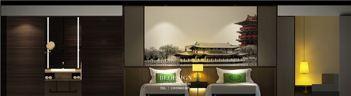 開封安石文化精品酒店客房裝修設(shè)計效果圖