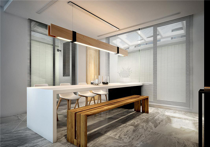 現(xiàn)代明亮的別墅廚房設(shè)計(jì)案例