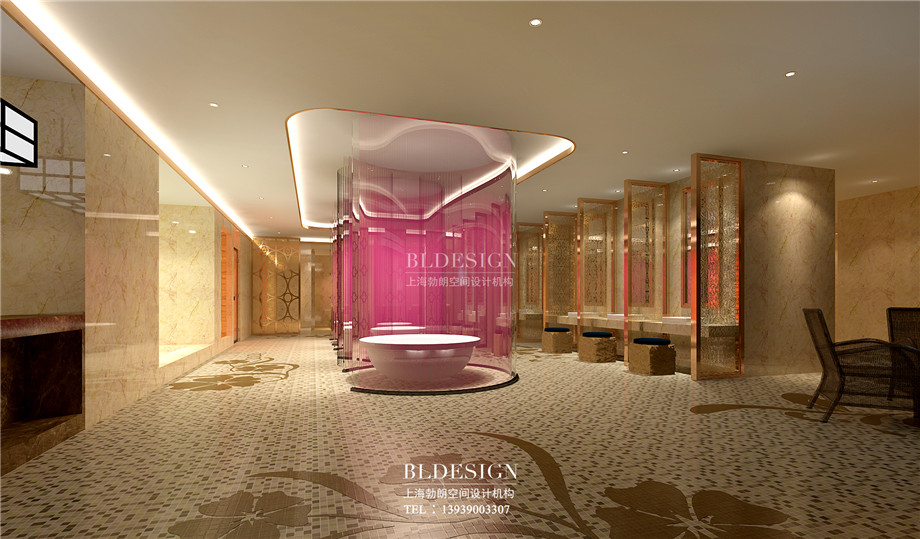河南瑜舍溫泉洗浴酒店女浴區(qū)設(shè)計(jì)方案效果圖