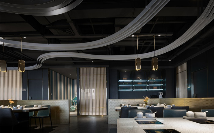 1500平新中式時尚港式小火鍋裝修設計方案 1500平新中式時尚港式小火鍋裝修設計方案