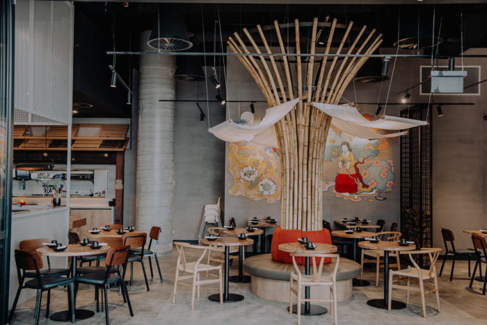 鄭州勃朗設(shè)計(jì)分享韓國(guó)傳統(tǒng)元素創(chuàng)意主題餐廳設(shè)計(jì)案例