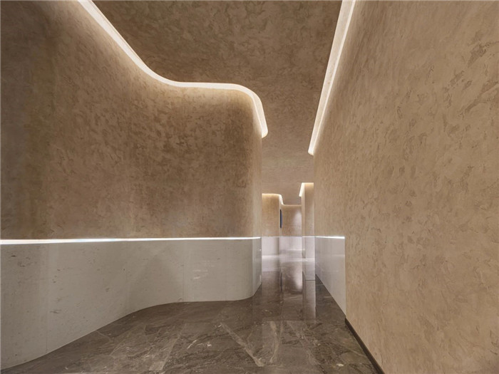 現(xiàn)代輕奢風(fēng)金海玉堂湯泉酒店設(shè)計(jì)賞析