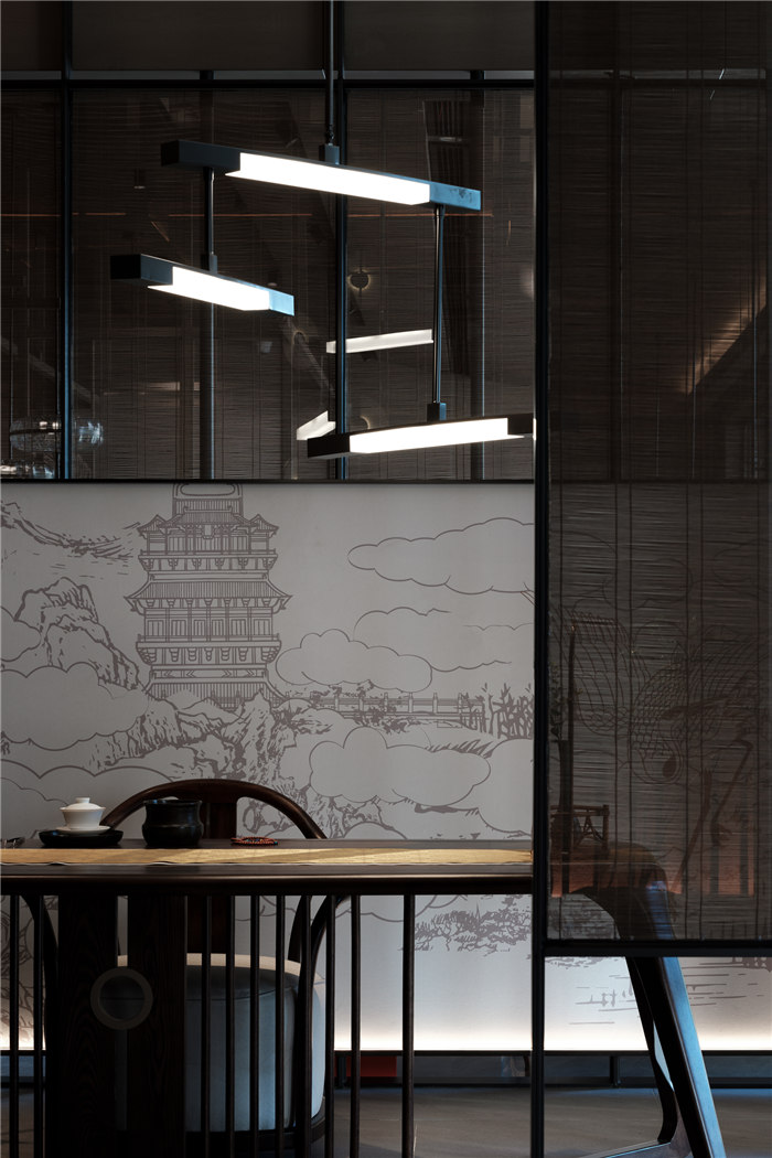 東方美學(xué)  揚(yáng)州滋奇臻品淮揚(yáng)火鍋店設(shè)計案例