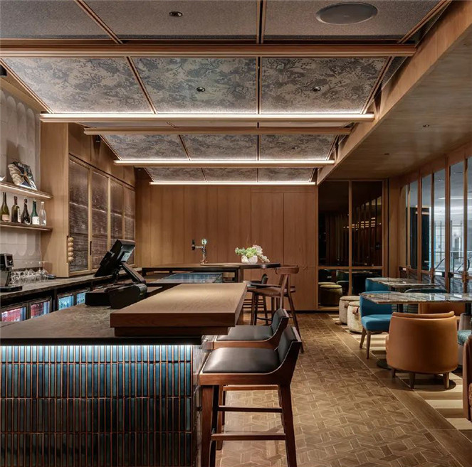 亦古亦今  四季菊日式餐廳咖啡室及酒吧區(qū)設(shè)計(jì)