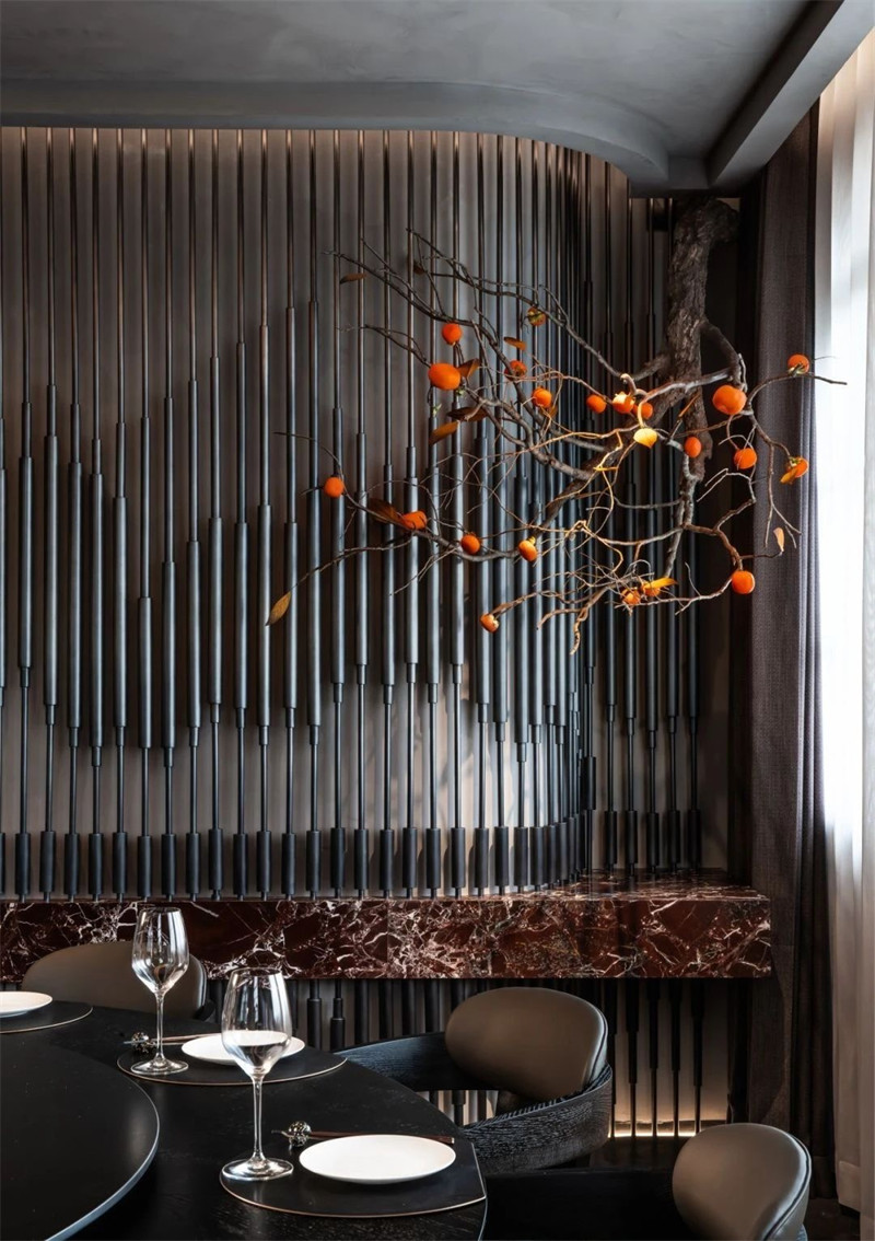 以唐朝名畫(huà)為靈感的上海蟹仙畫(huà)宴餐廳設(shè)計(jì)